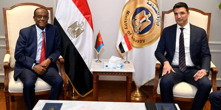 وزير الصناعة يؤكد أهمية تشكيل مجلس أعمال مصري إريتري لتعزيز التعاون