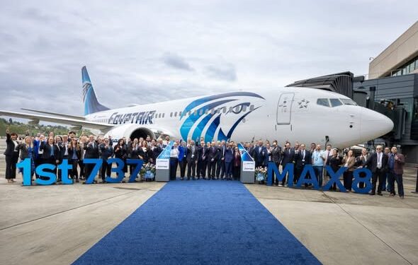 "بوينج B737-8Max" تنضم لأسطول "مصر للطيران"