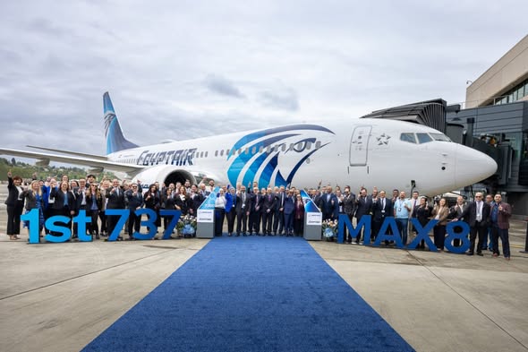 "بوينج B737-8Max" تنضم لأسطول "مصر للطيران"