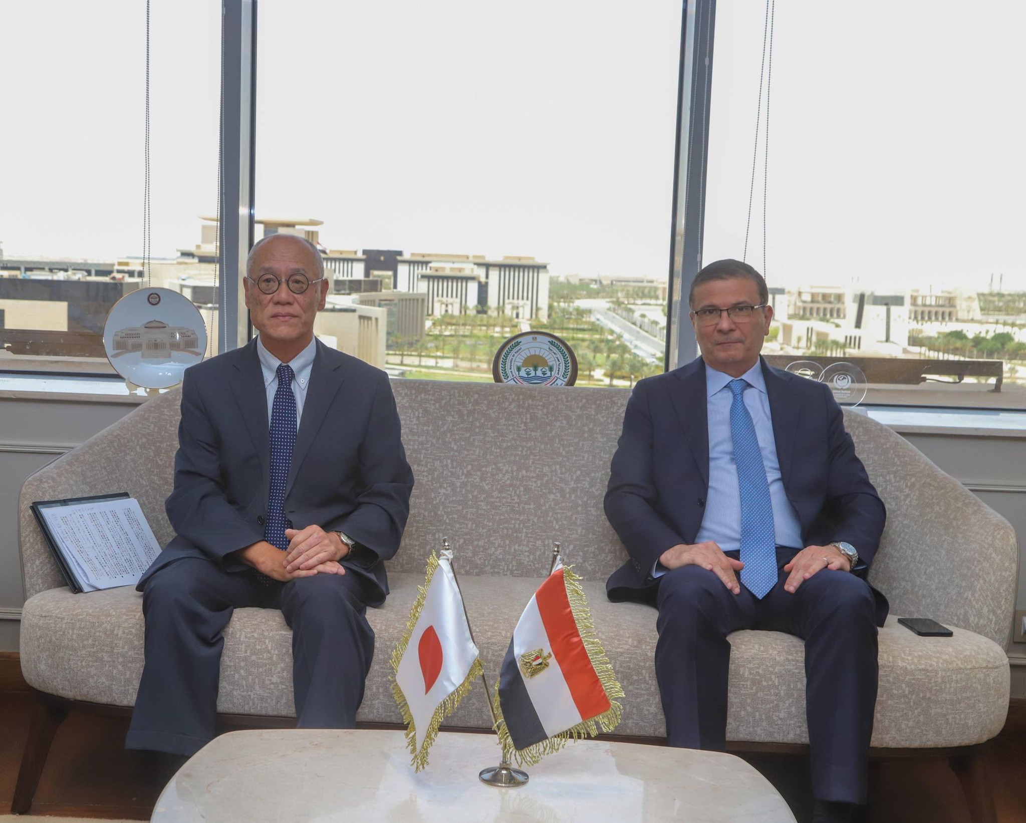 وزير الزراعة يبحث مع سفير اليابان بالقاهرة تعزيز الصادرات الزراعية بين البلدين