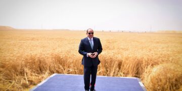 الرئيس عبد الفتاح السيسي، خلال افتتاح مشروع الدلتا الجديدة بمحور الشيخ زايد بمحافظة الجيزة