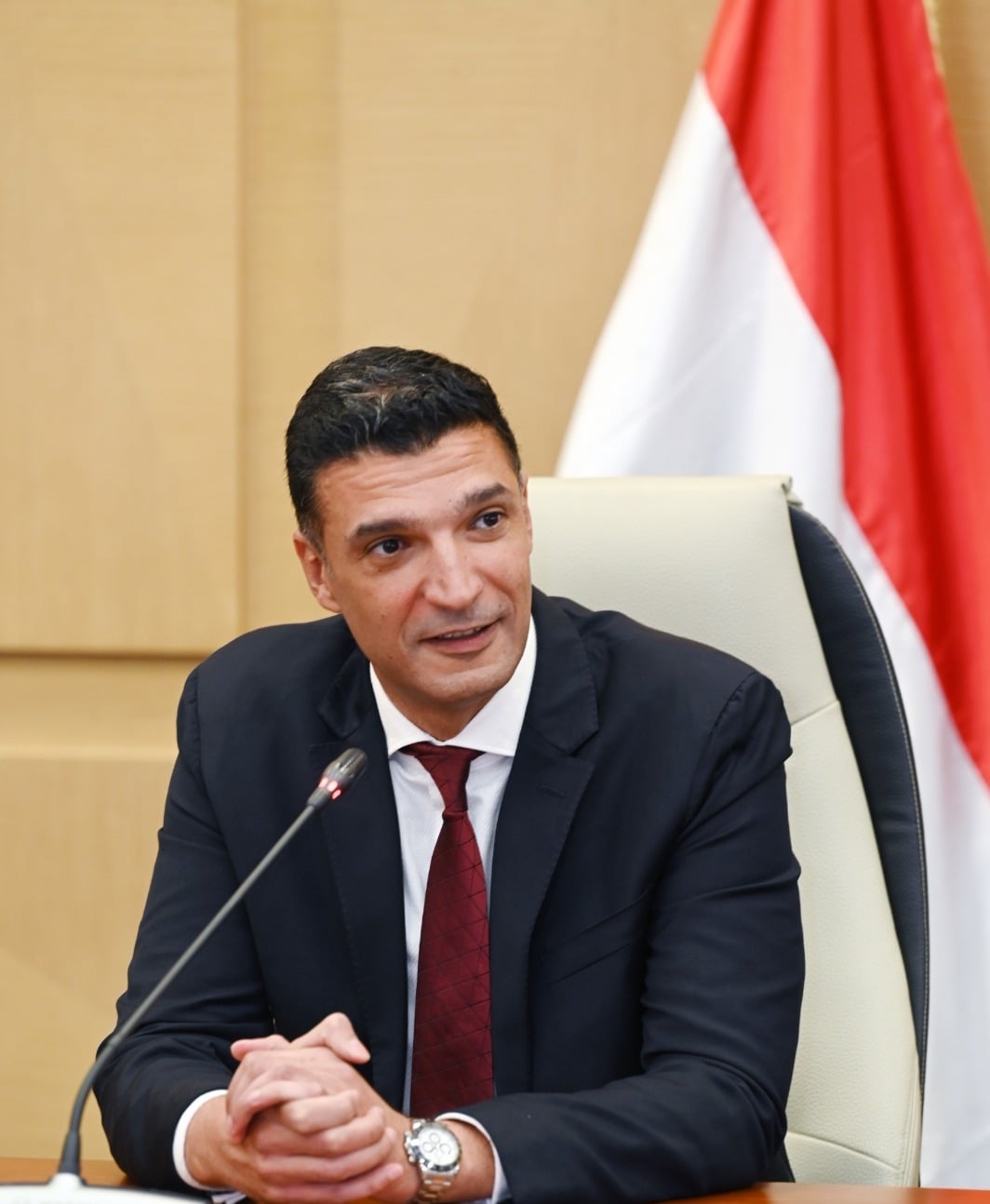 خالد هاشم وزير الصناعة