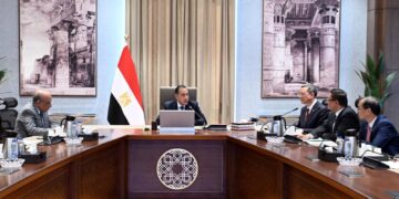 مدبولى يلتقى رئيس شركة الصين لهندسة الطاقة المحدودة لبحث التعاون المشترك