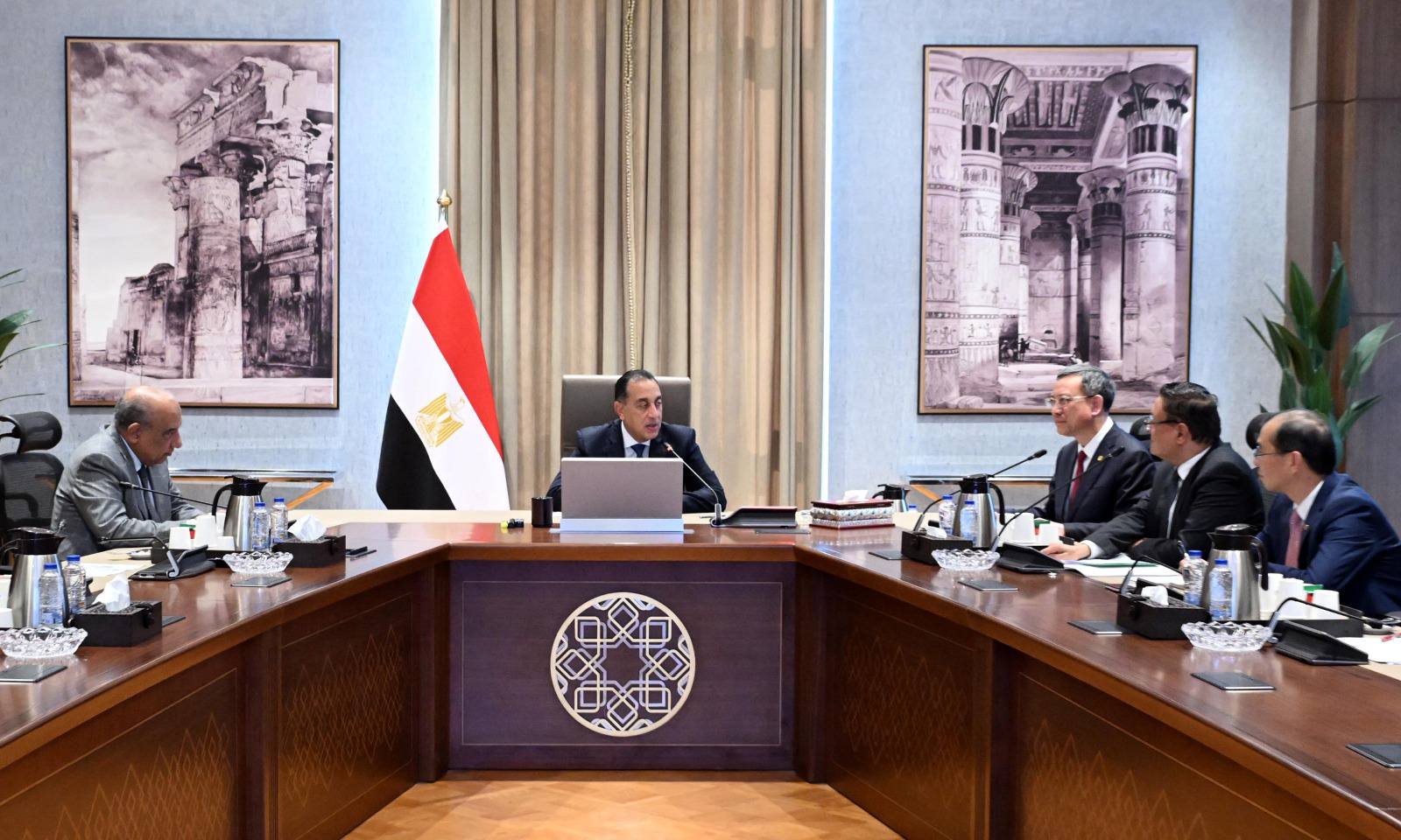 مدبولى يلتقى رئيس شركة الصين لهندسة الطاقة المحدودة لبحث التعاون المشترك