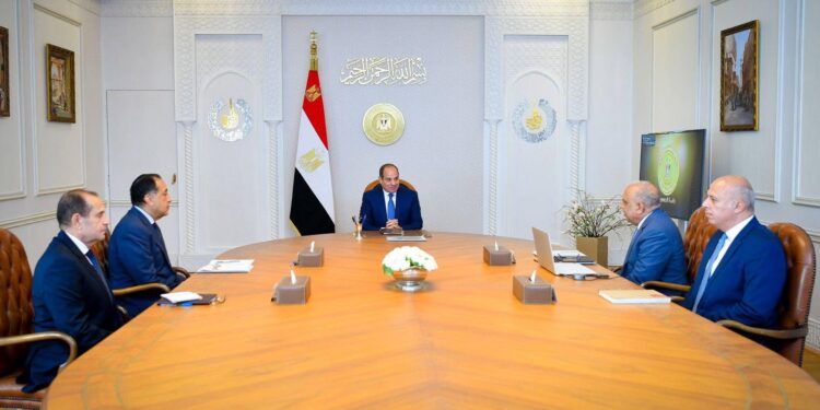 "السيسي" يتابع الموقف التنفيذي لمشروعات الطاقة المتجددة