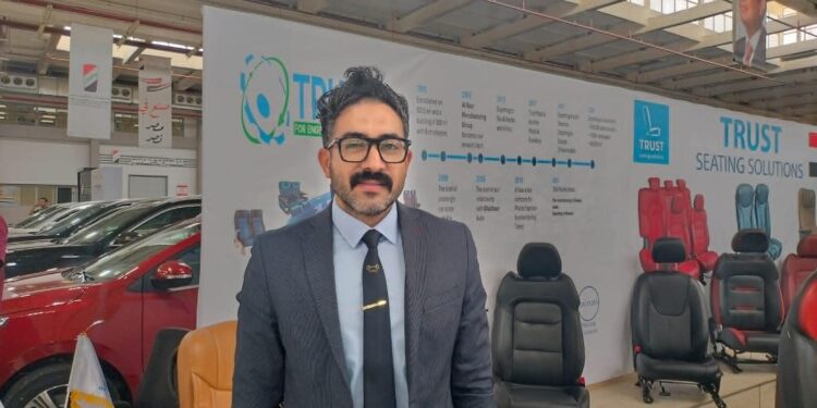محمد كرم، مدير التخطيط والمبيعات بشركة "تراست للتصنيع الهندسي"