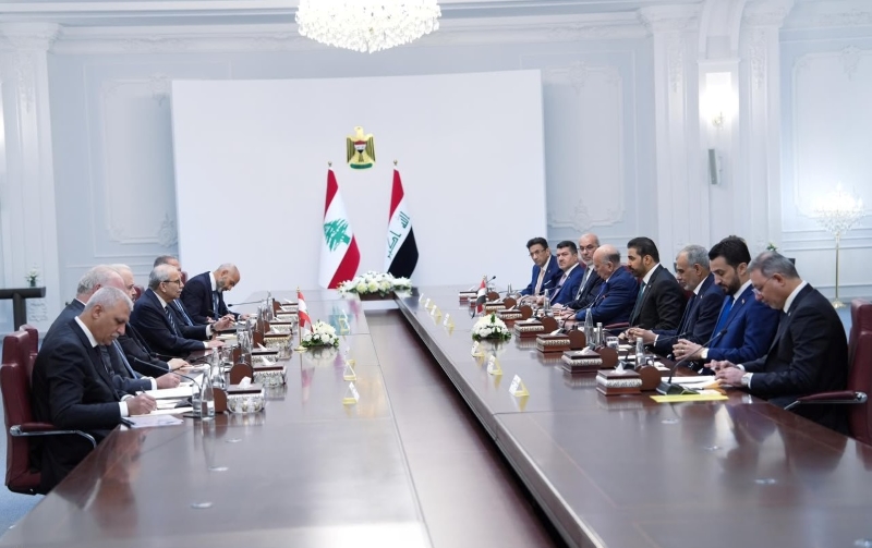 رئيس وزراء العراق يؤكد أهمية الدخول فى شراكات اقتصادية مع لبنان