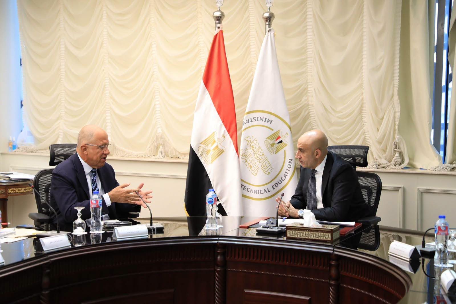 وزير التعليم يبحث مع "اتحاد الصناعات" التوسع في مدارس التكنولوجيا التطبيقية