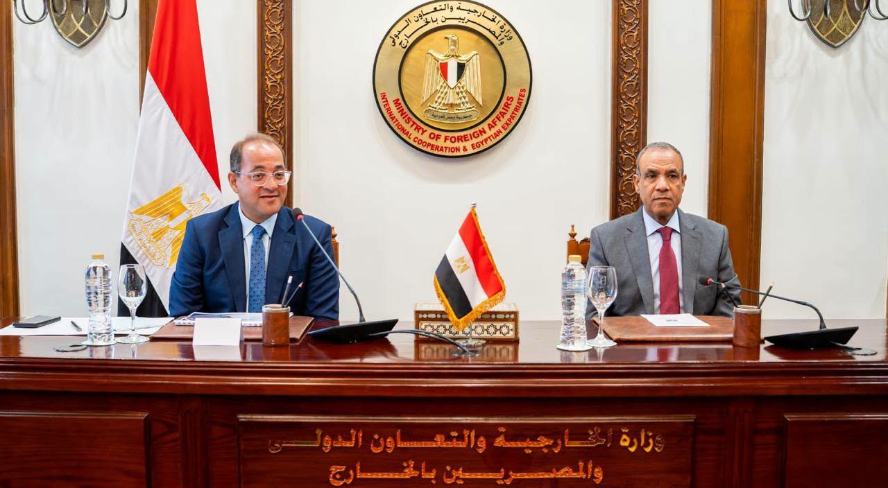 وزيرا الخارجية والمالية يبحثان سبل دعم التحرك المصري على الصعيد الاقتصادي