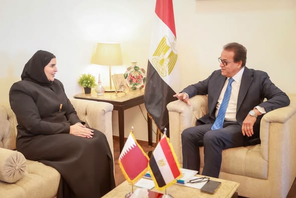 مصر تبحث مع قطر تعزيز التعاون الصحي المشترك