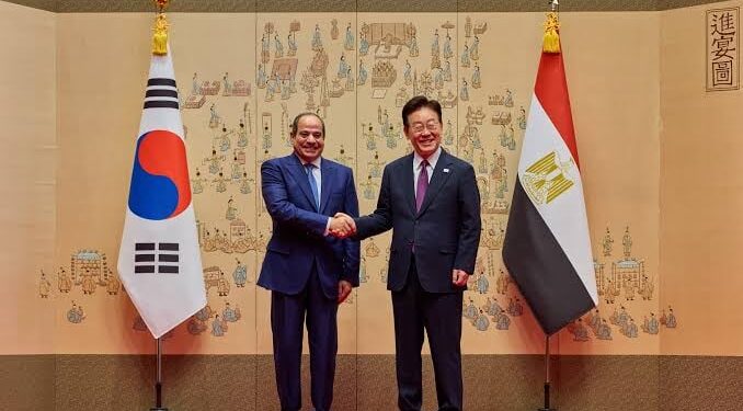 مصر وكوريا الجنوبية تعلنان بدء مفاوضات اتفاقية الشراكة الاقتصادية الشاملة رسميًا