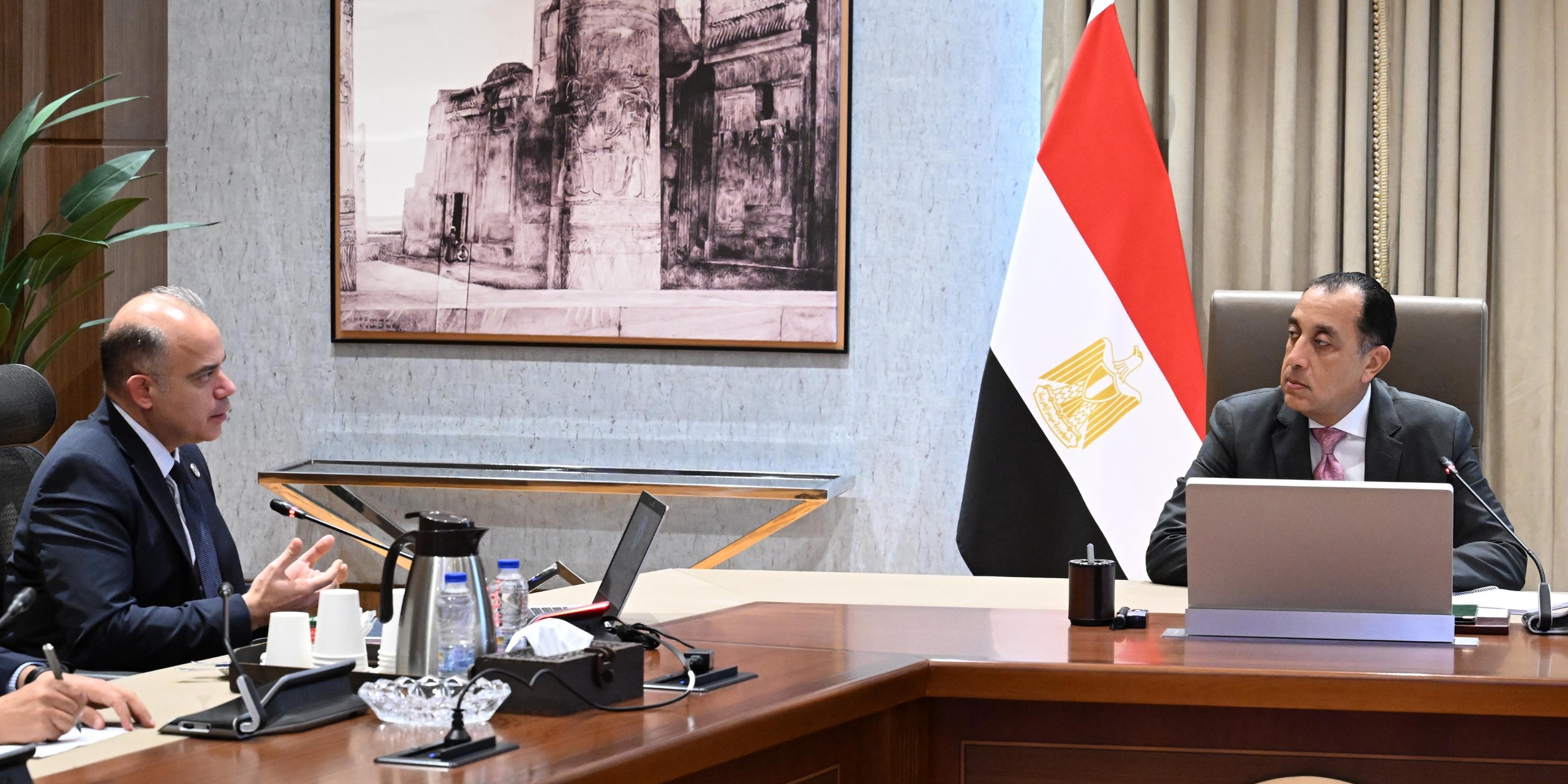 رئيس الوزراء يستعرض مقترحات تنمية الصادرات المصرية