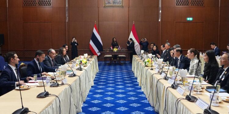 مصر وتايلاند تعقدان اللجنة الوزارية المشتركة لتعزيز التعاون