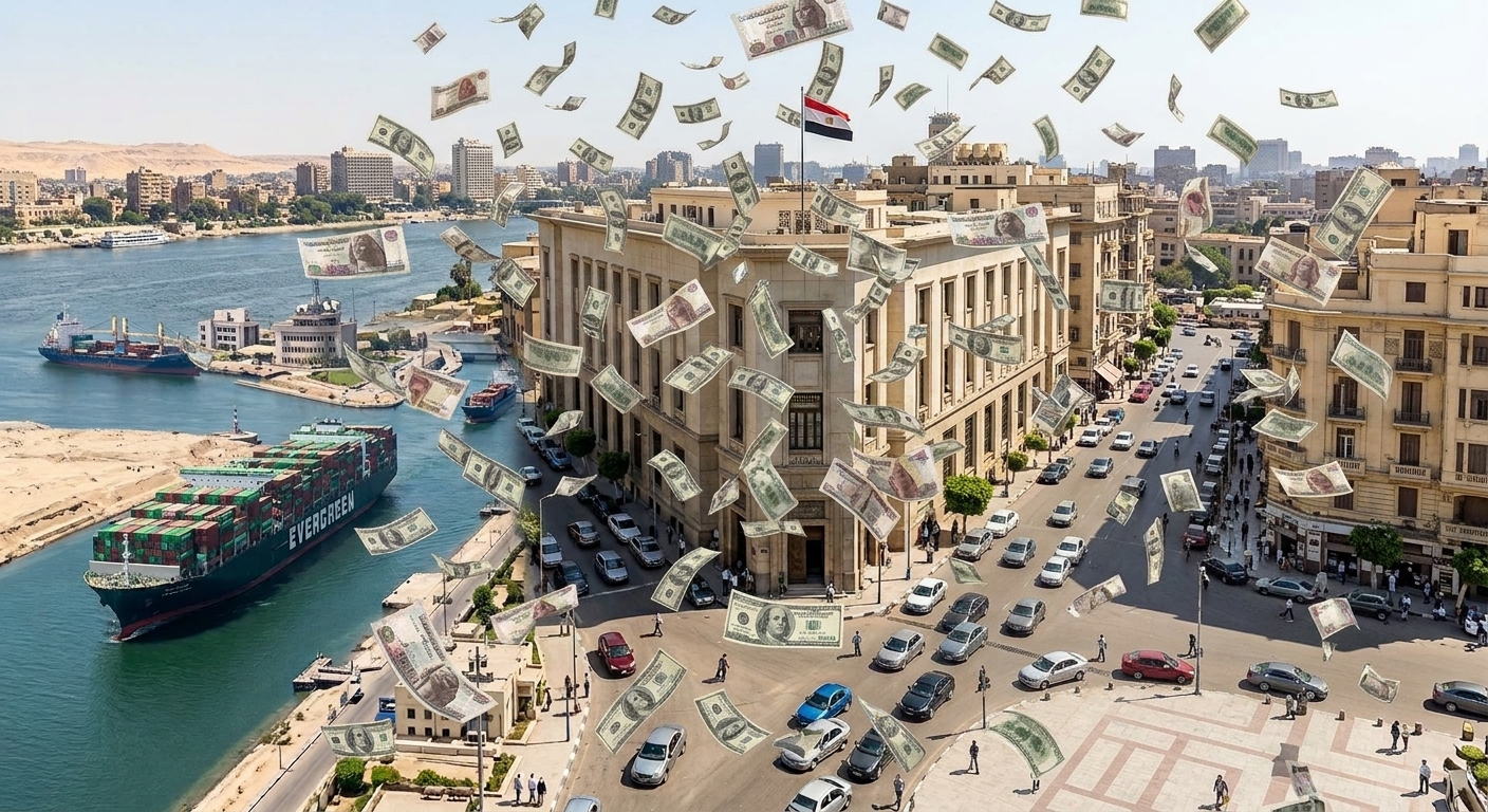 الاقتصاد المصري ؛ مصر ؛ البنك المركزي المصري ؛ قناة السويس ؛ النقد الأجنبي