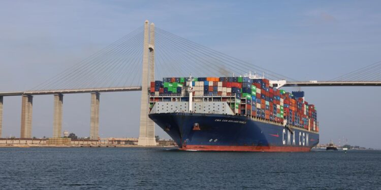 166 سفينة تابعة لـ«CMA CGM» تعبر قناة السويس خلال 3 أشهر