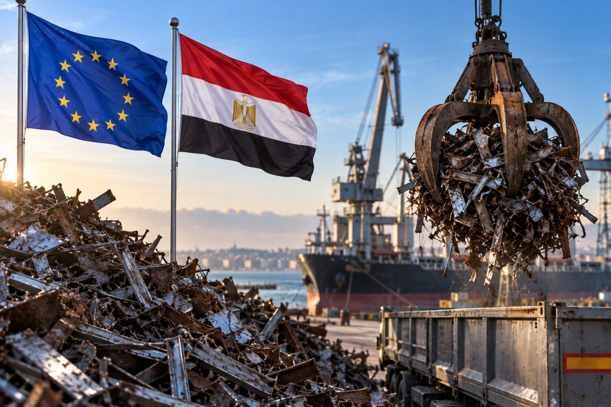 القيود الأوروبية تهدد واردات مصر من الخردة