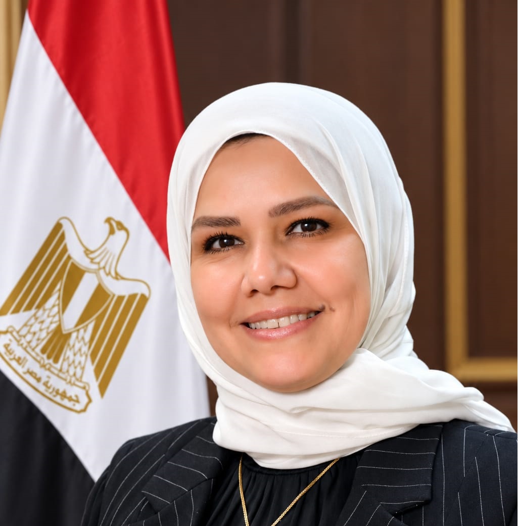 رشا عبد العال، رئيس مصلحة الضرئب المصرية. صورة رسمية